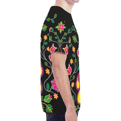 Floral Bearpaw Sunset and Yellow New All Over Print T-shirt for Men (Model T45) New All Over Print T-shirt for Men (T45) e-joyer