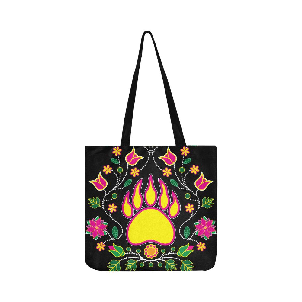 Floral Bearpaw Sunset and Yellow Reusable Shopping Bag Model 1660 (Two sides) Shopping Tote Bag (1660) e-joyer