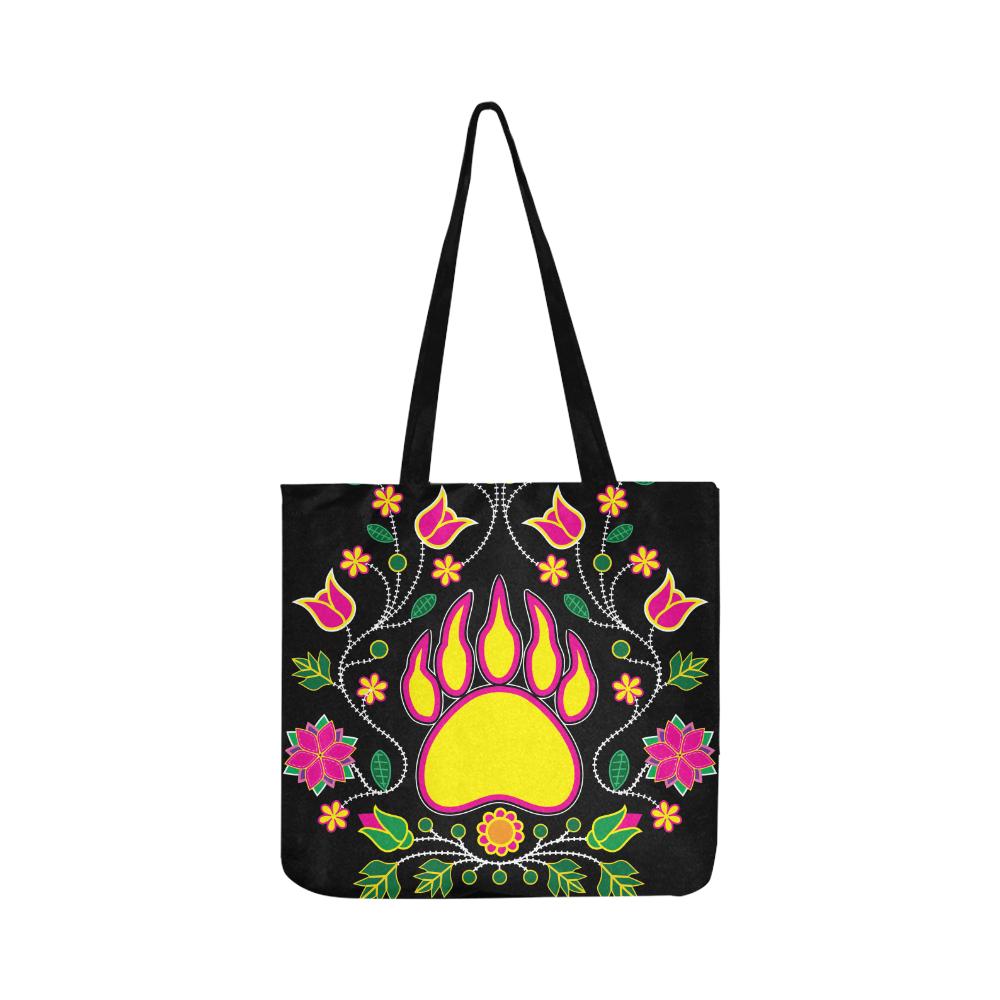 Floral Bearpaw Sunset and Yellow Reusable Shopping Bag Model 1660 (Two sides) Shopping Tote Bag (1660) e-joyer