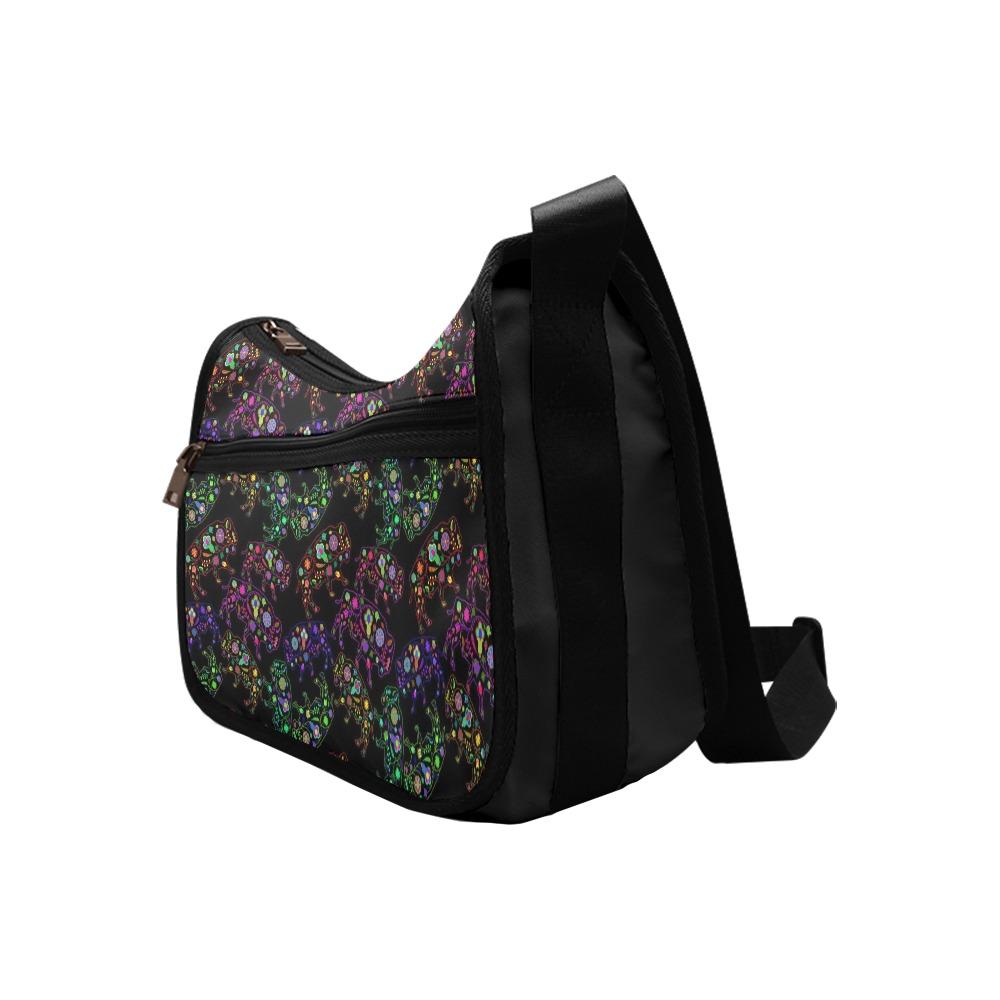 Floral Buffalo Crossbody Bags (Model 1616) Crossbody Bags (1616) e-joyer
