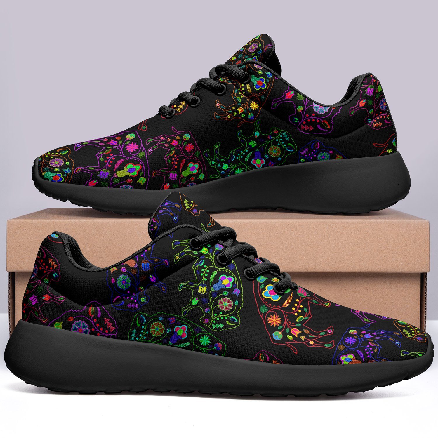 Floral Buffalo Ikkaayi Sport Sneakers ikkaayi Herman