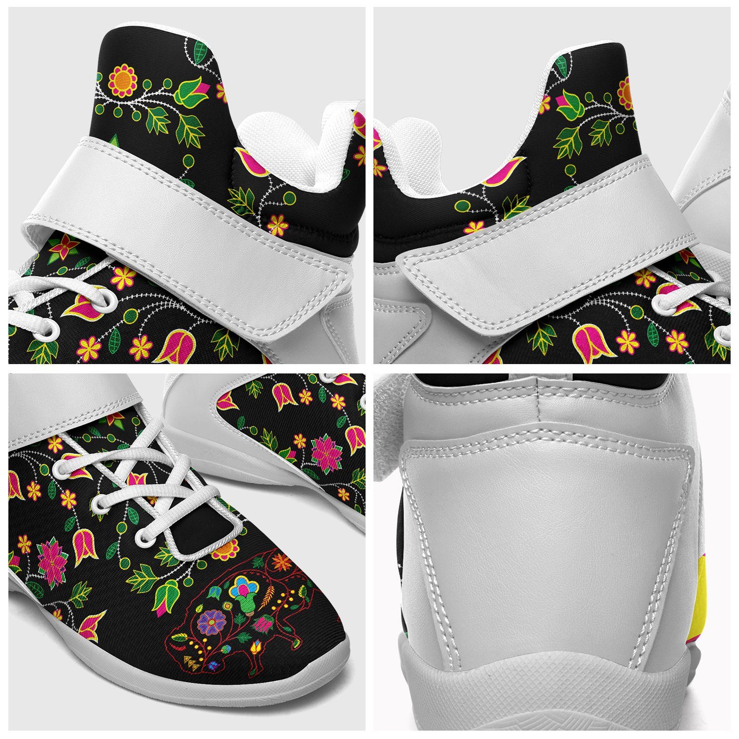 Floral Buffalo Ipottaa Basketball / Sport High Top Shoes 49 Dzine