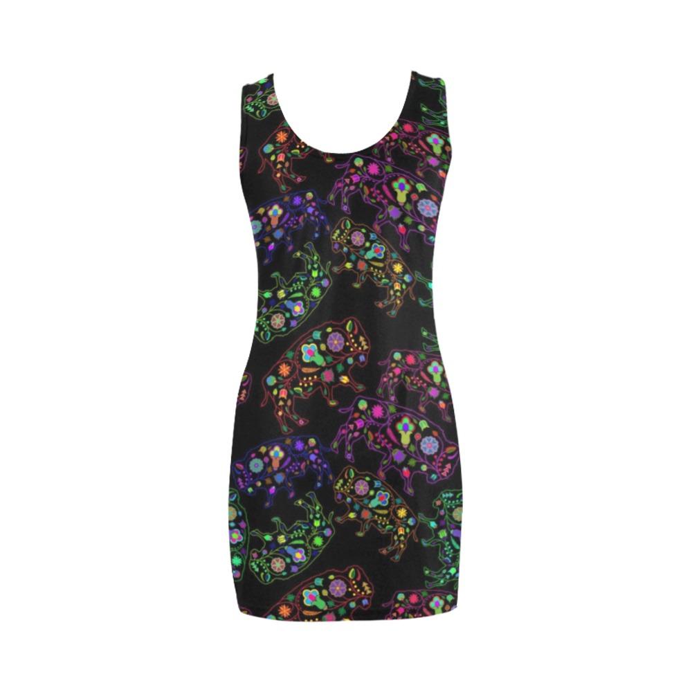 Floral Buffalo Medea Vest Dress (Model D06) Medea Vest Dress (D06) e-joyer
