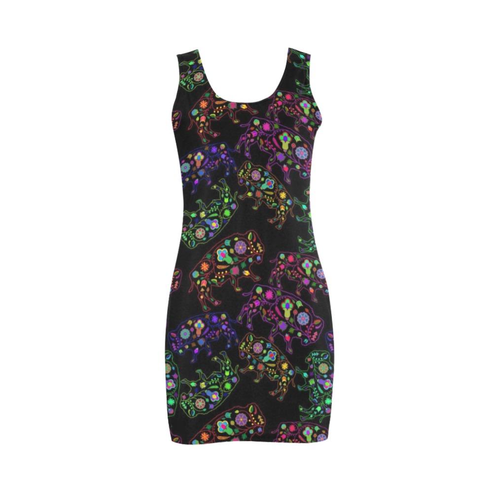Floral Buffalo Medea Vest Dress (Model D06) Medea Vest Dress (D06) e-joyer