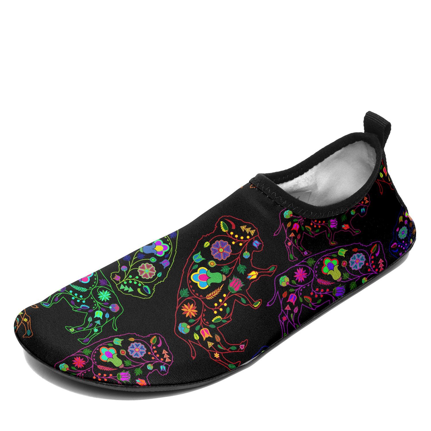 Floral Buffalo Sockamoccs Slip On Shoes Herman
