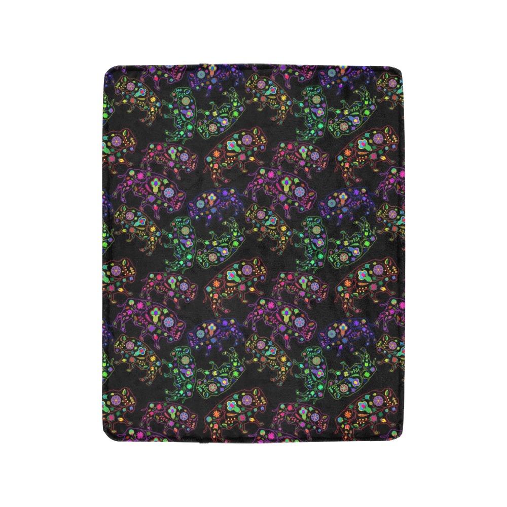 Floral Buffalo Ultra-Soft Micro Fleece Blanket 40"x50" Ultra-Soft Blanket 40''x50'' e-joyer