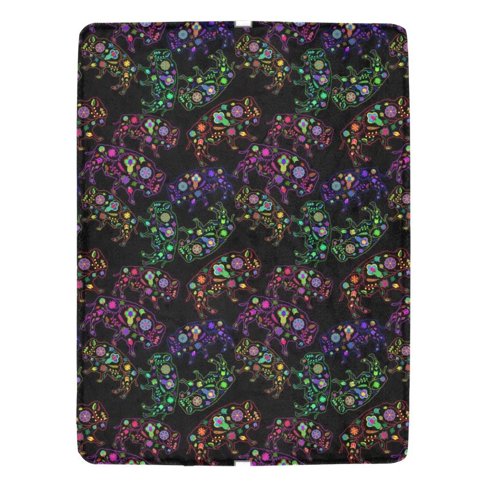 Floral Buffalo Ultra-Soft Micro Fleece Blanket 60"x80" Ultra-Soft Blanket 60''x80'' e-joyer