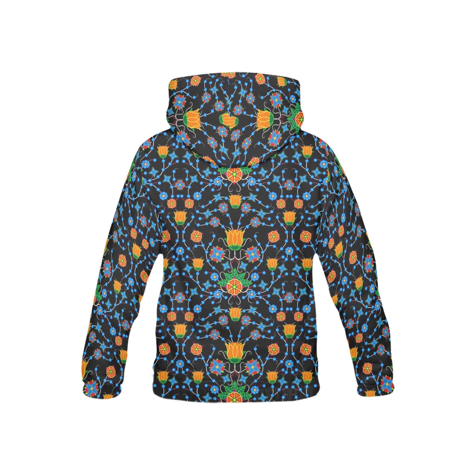 Floral Damask All Over Print Hoodie for Kid (USA Size) (Model H13) All Over Print Hoodie for Kid (H13) e-joyer