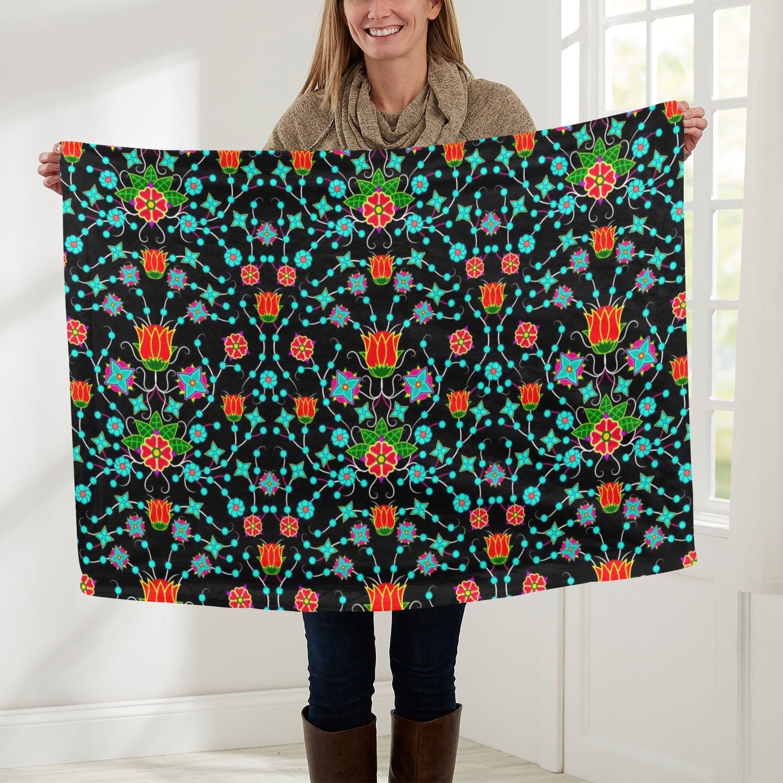 Floral Damask Upgrade Baby Blanket 30"x40" Baby Blanket 30"x40" e-joyer