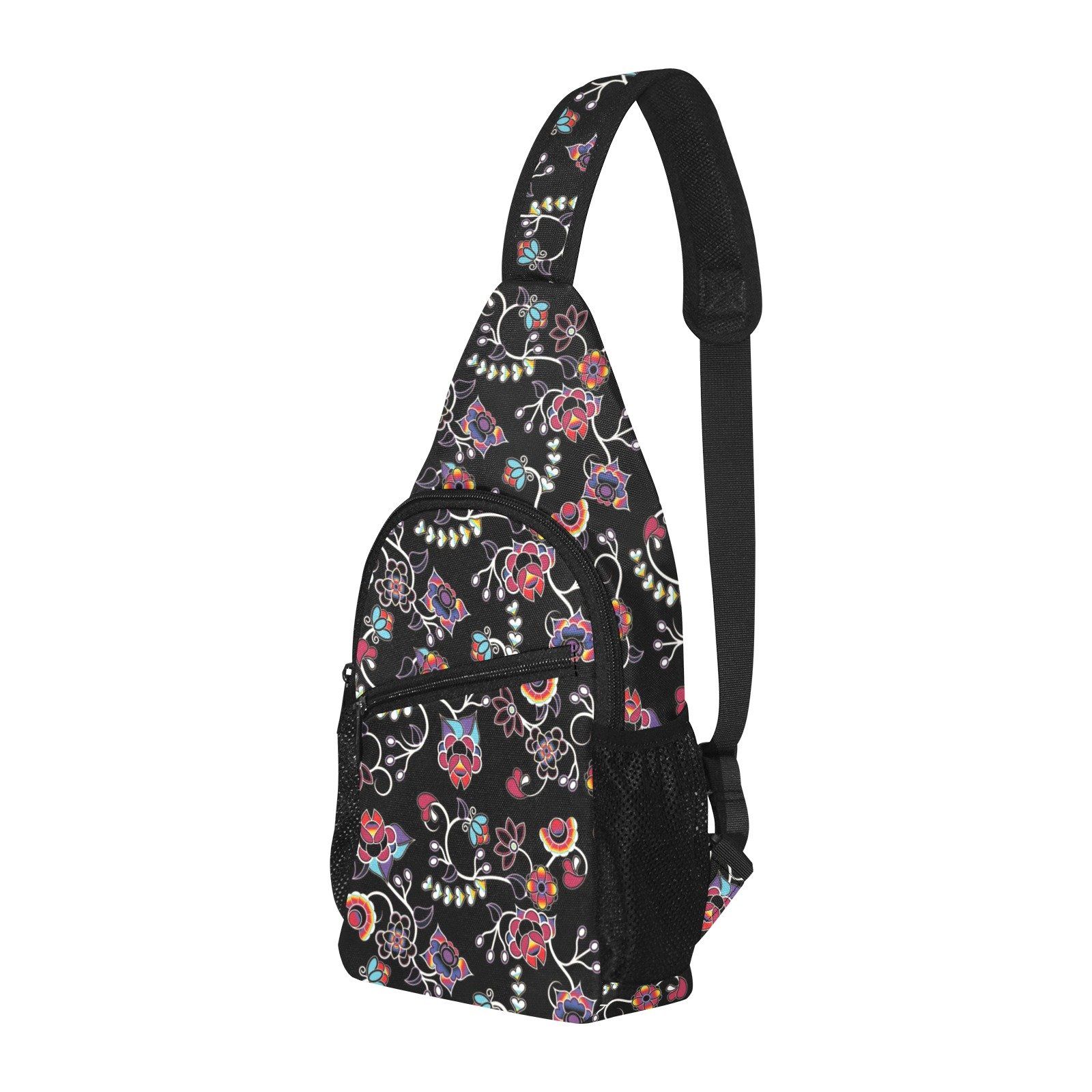 Floral Danseur All Over Print Chest Bag (Model 1719) All Over Print Chest Bag (1719) e-joyer