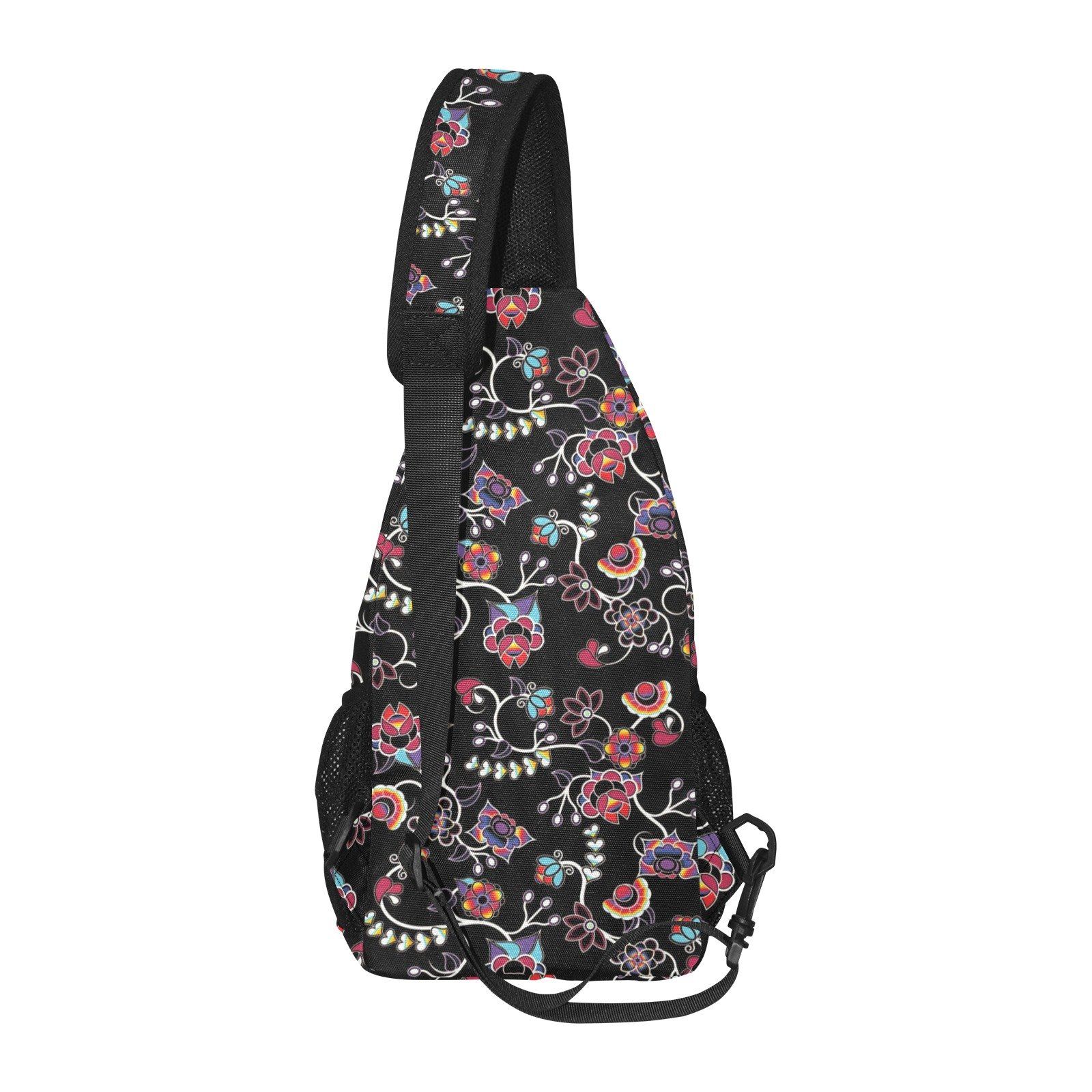 Floral Danseur All Over Print Chest Bag (Model 1719) All Over Print Chest Bag (1719) e-joyer