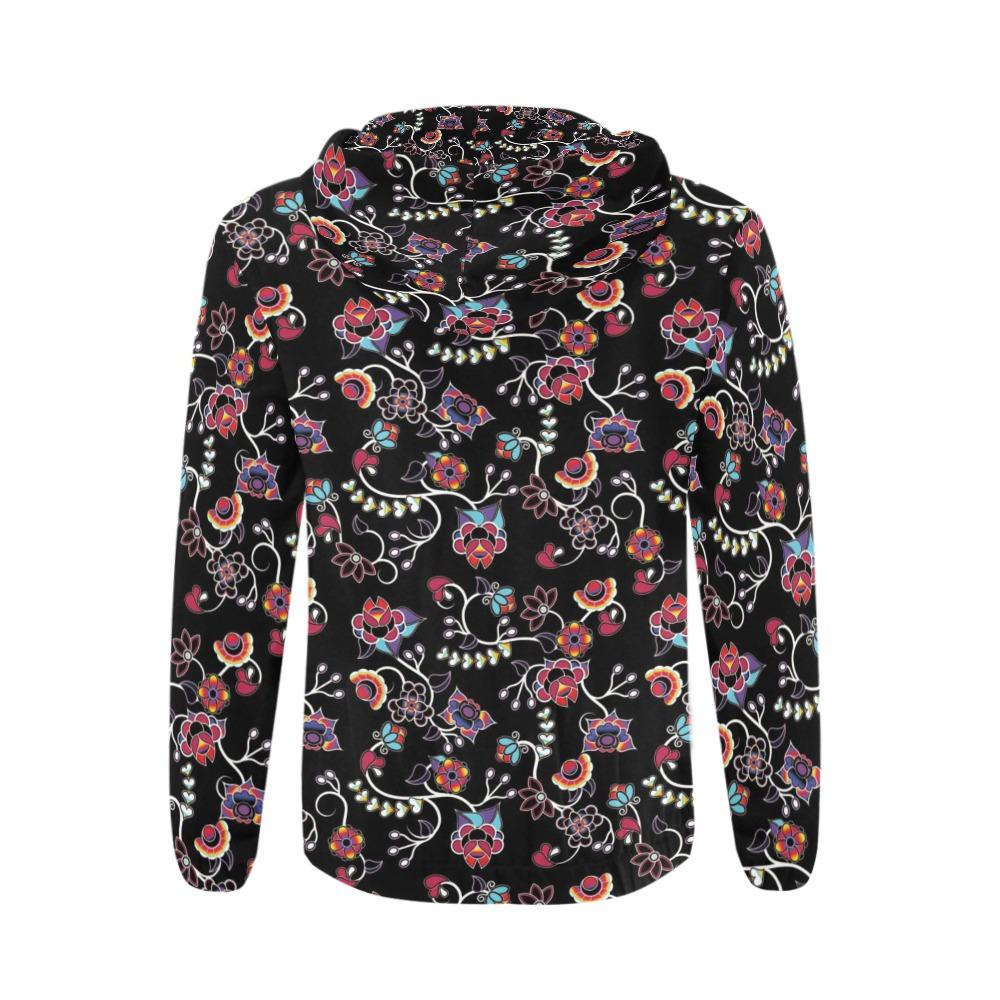 Floral Danseur All Over Print Full Zip Hoodie for Men (Model H14) All Over Print Full Zip Hoodie for Men (H14) e-joyer