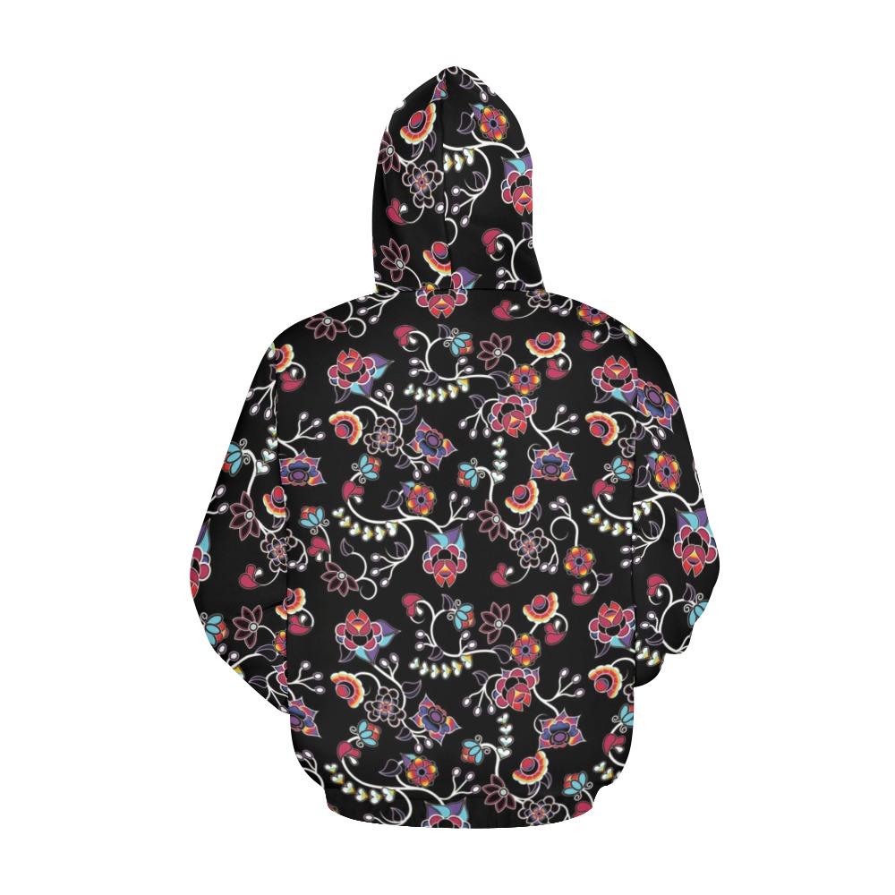 Floral Danseur All Over Print Hoodie for Women (USA Size) (Model H13) All Over Print Hoodie for Women (H13) e-joyer