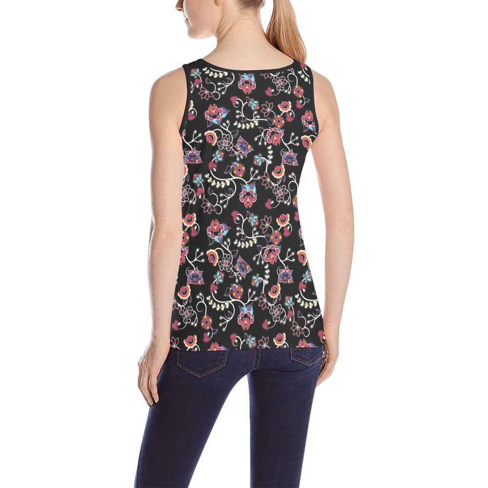 Floral Danseur All Over Print Tank Top for Women (Model T43) All Over Print Tank Top for Women (T43) e-joyer 