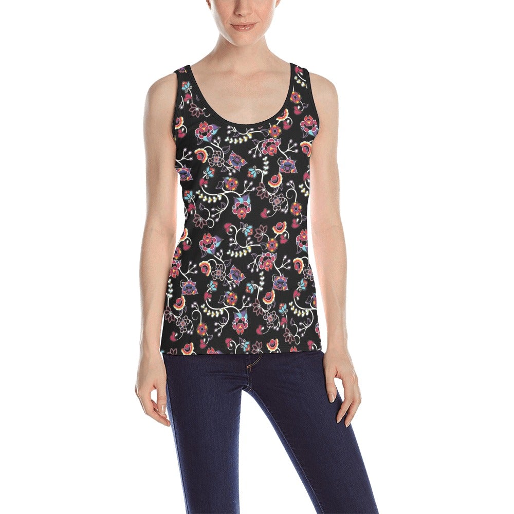 Floral Danseur All Over Print Tank Top for Women (Model T43) All Over Print Tank Top for Women (T43) e-joyer 