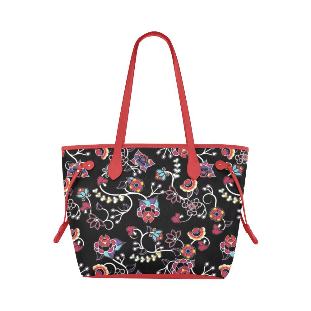 Floral Danseur Clover Canvas Tote Bag (Model 1661) Clover Canvas Tote Bag (1661) e-joyer