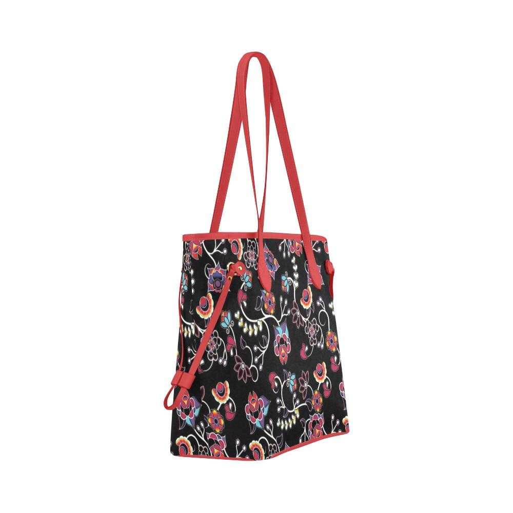 Floral Danseur Clover Canvas Tote Bag (Model 1661) Clover Canvas Tote Bag (1661) e-joyer