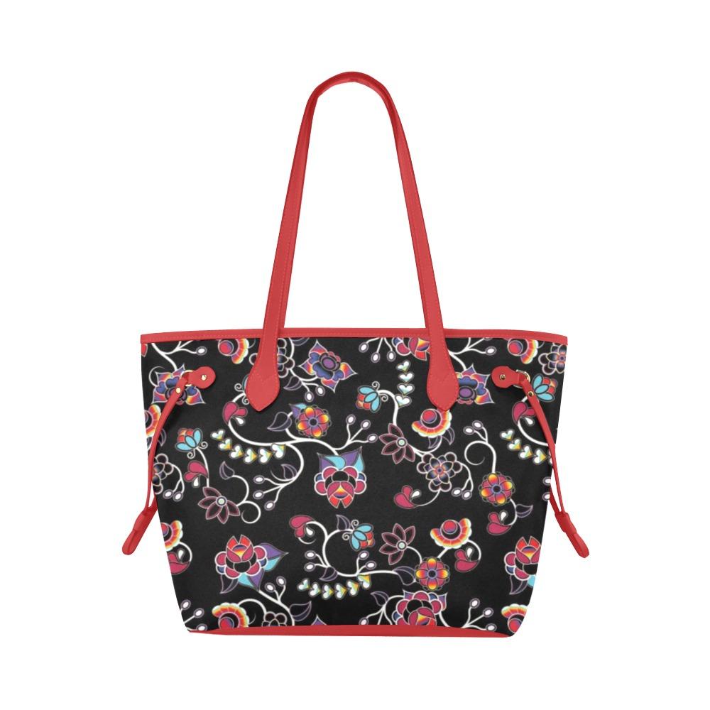 Floral Danseur Clover Canvas Tote Bag (Model 1661) Clover Canvas Tote Bag (1661) e-joyer