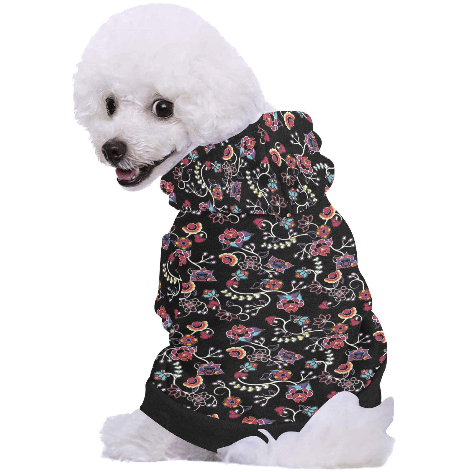 Floral Danseur Pet Dog Hoodie Pet Dog Hoodie e-joyer