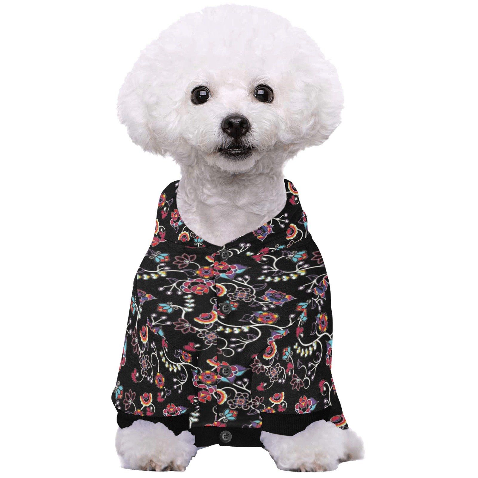 Floral Danseur Pet Dog Hoodie Pet Dog Hoodie e-joyer