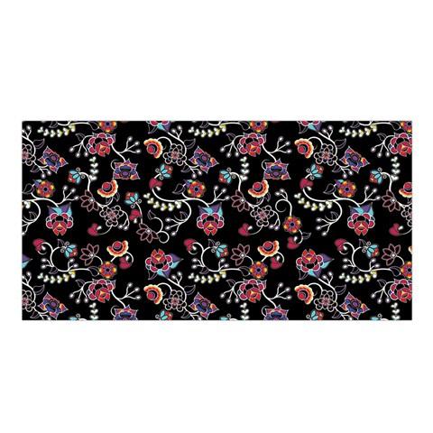 Floral Danseur Satin Shawl Scarf 49 Dzine