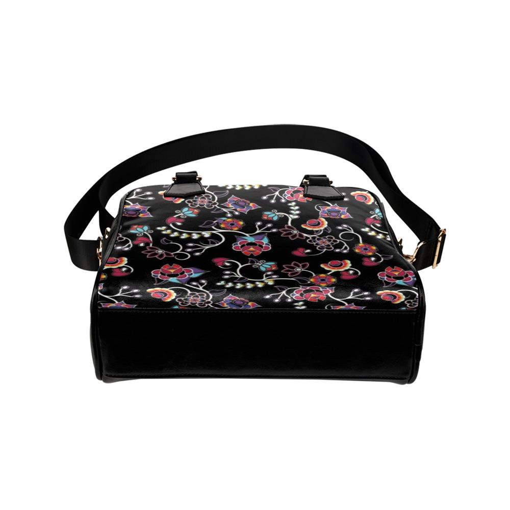 Floral Danseur Shoulder Handbag (Model 1634) Shoulder Handbags (1634) e-joyer