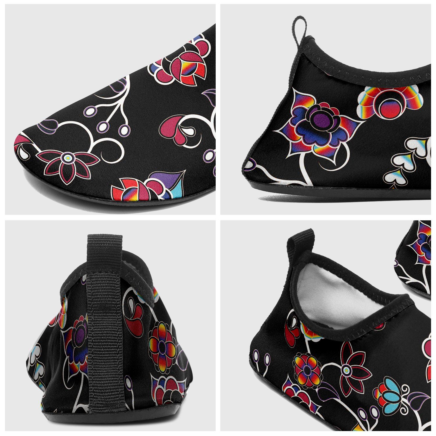 Floral Danseur Sockamoccs Kid's Slip On Shoes Herman
