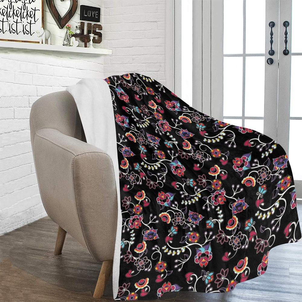 Floral Danseur Ultra-Soft Micro Fleece Blanket 60"x80" Ultra-Soft Blanket 60''x80'' e-joyer
