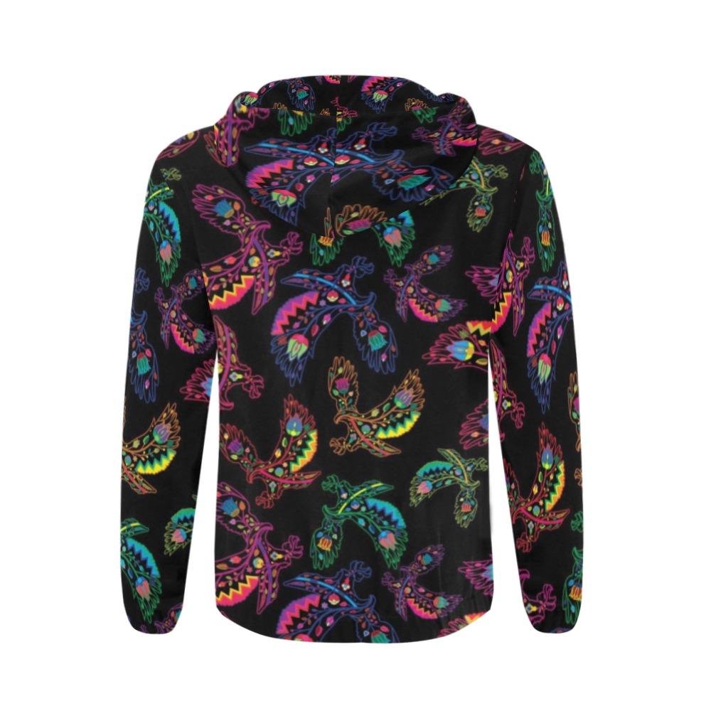 Floral Eagle All Over Print Full Zip Hoodie for Men (Model H14) All Over Print Full Zip Hoodie for Men (H14) e-joyer