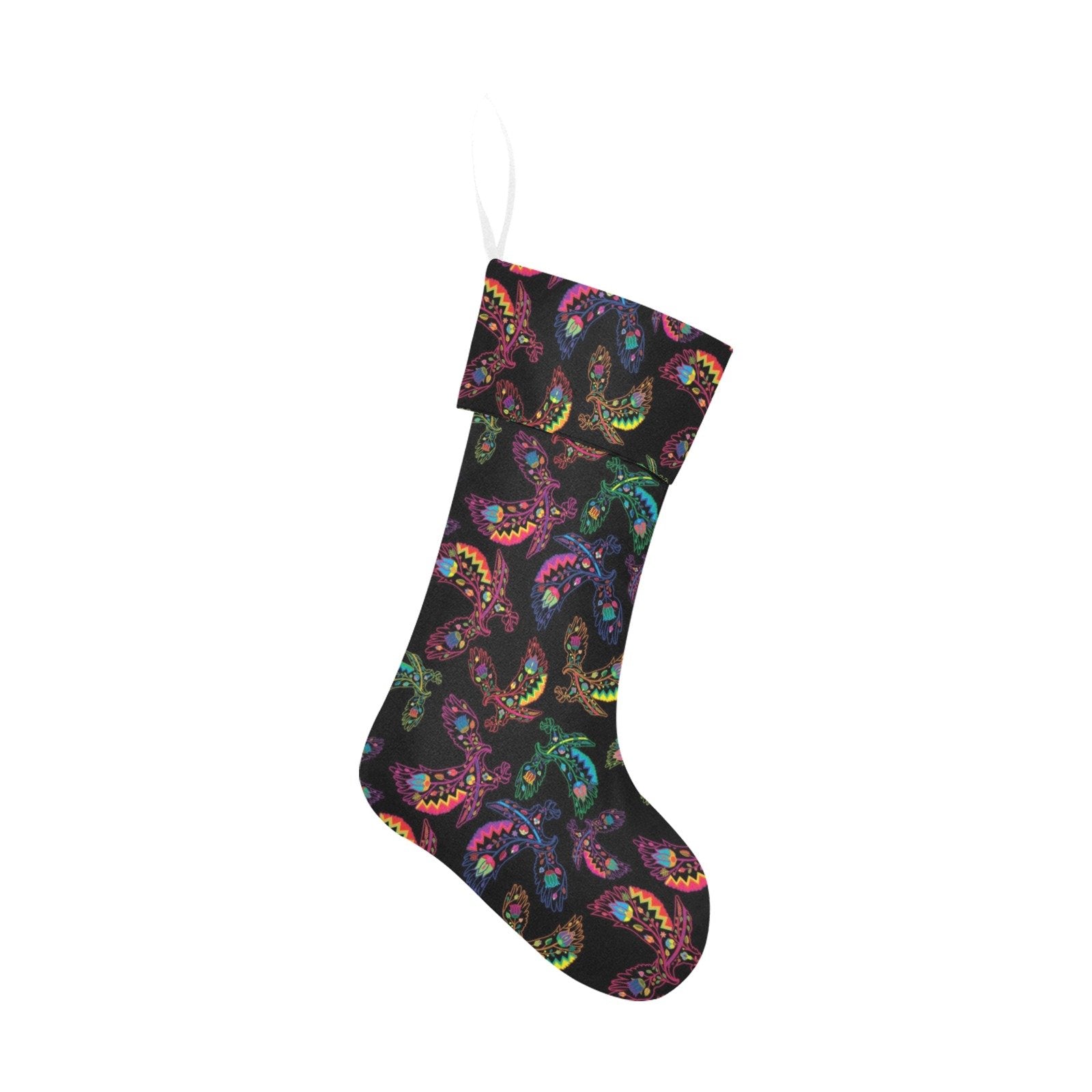 Floral Eagle Christmas Stocking holiday stocking e-joyer
