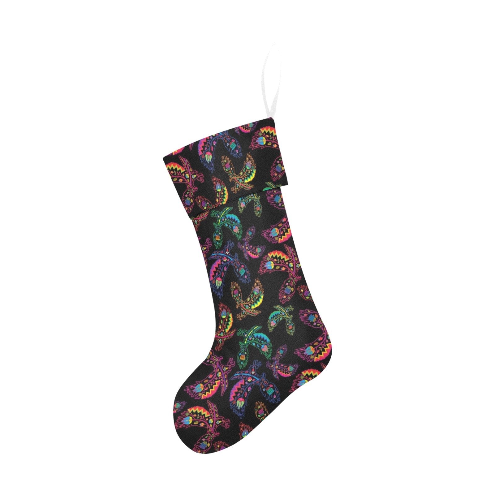 Floral Eagle Christmas Stocking holiday stocking e-joyer