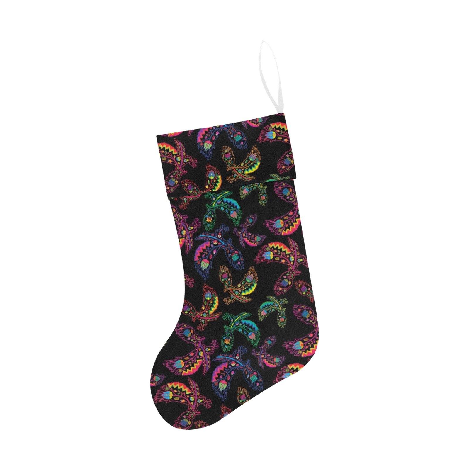 Floral Eagle Christmas Stocking holiday stocking e-joyer