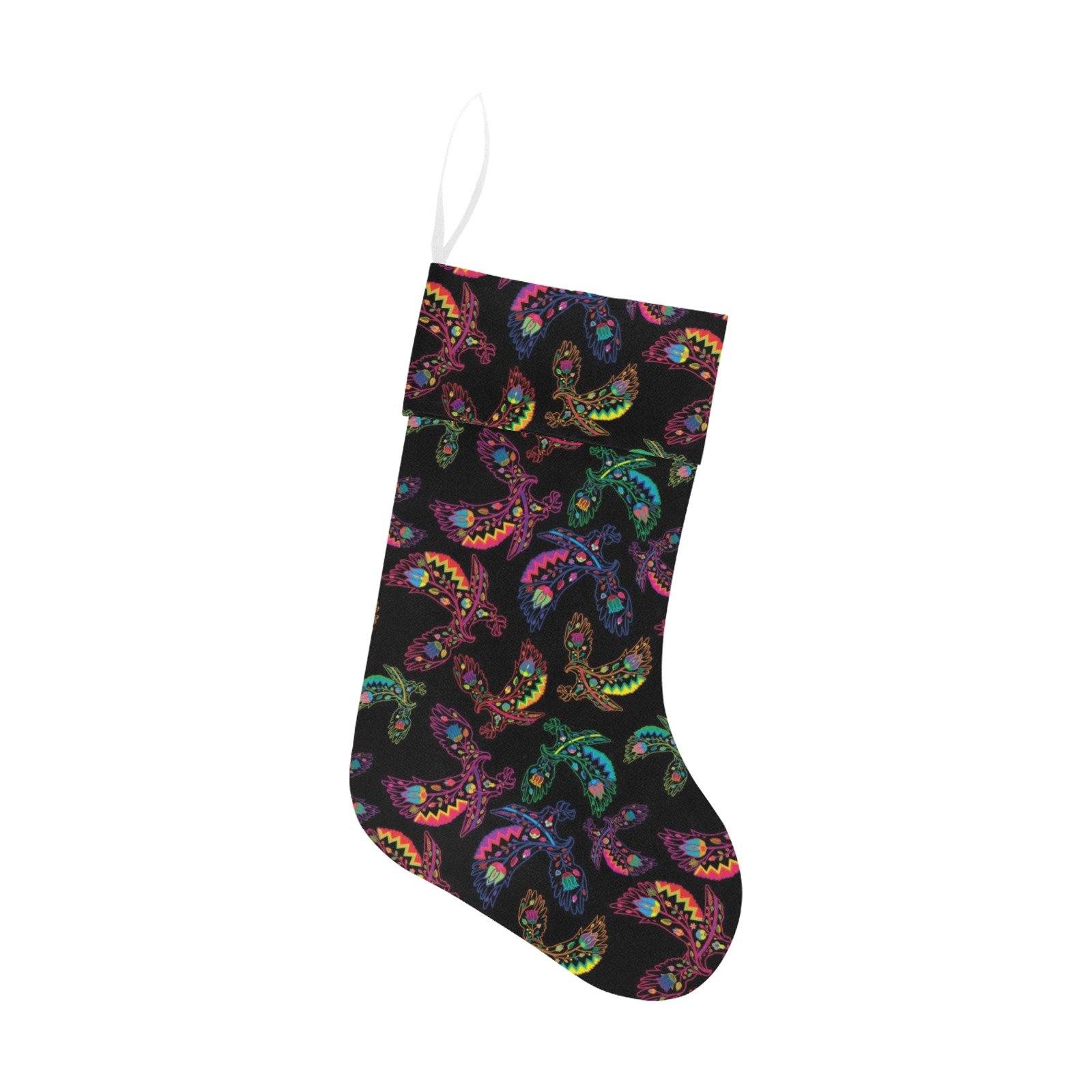 Floral Eagle Christmas Stocking holiday stocking e-joyer