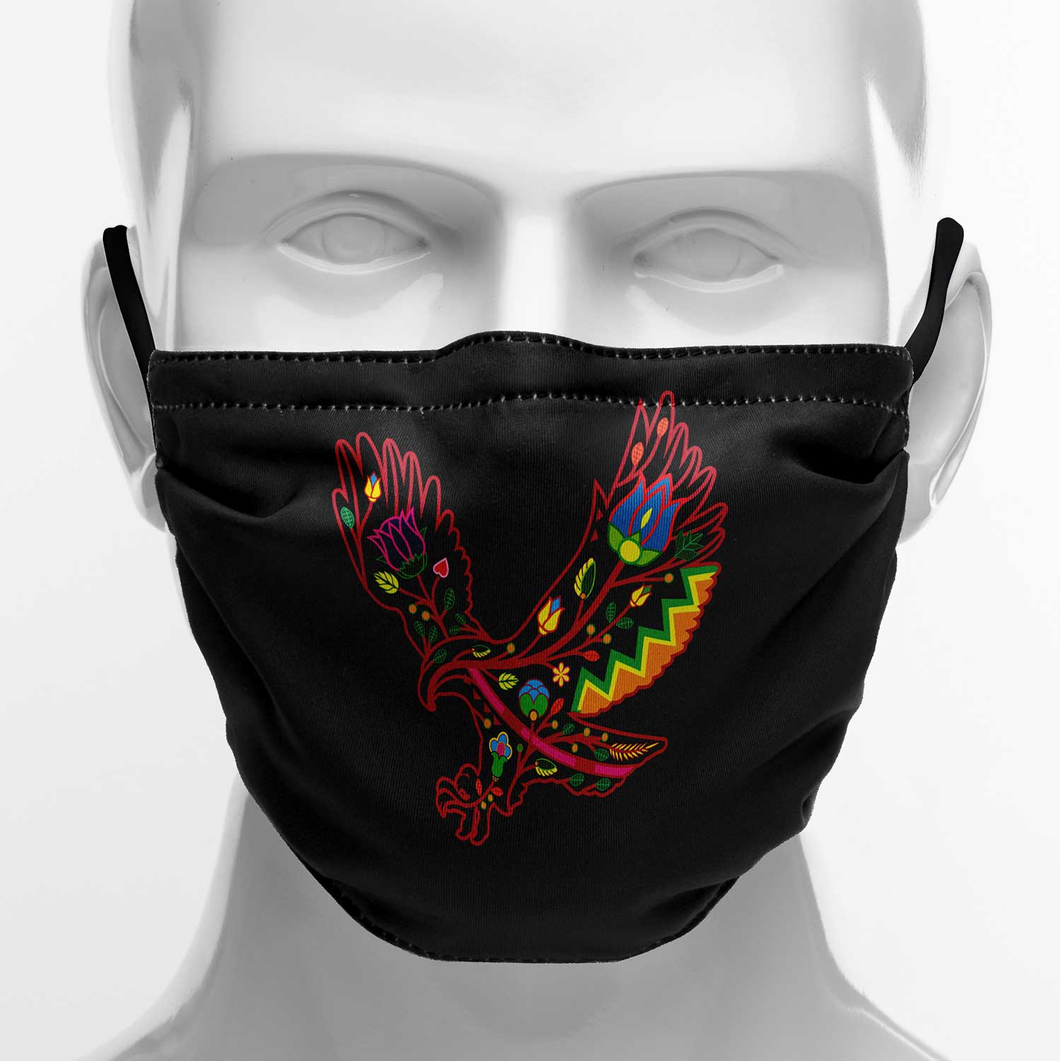 Floral Eagle Face Cover Herman