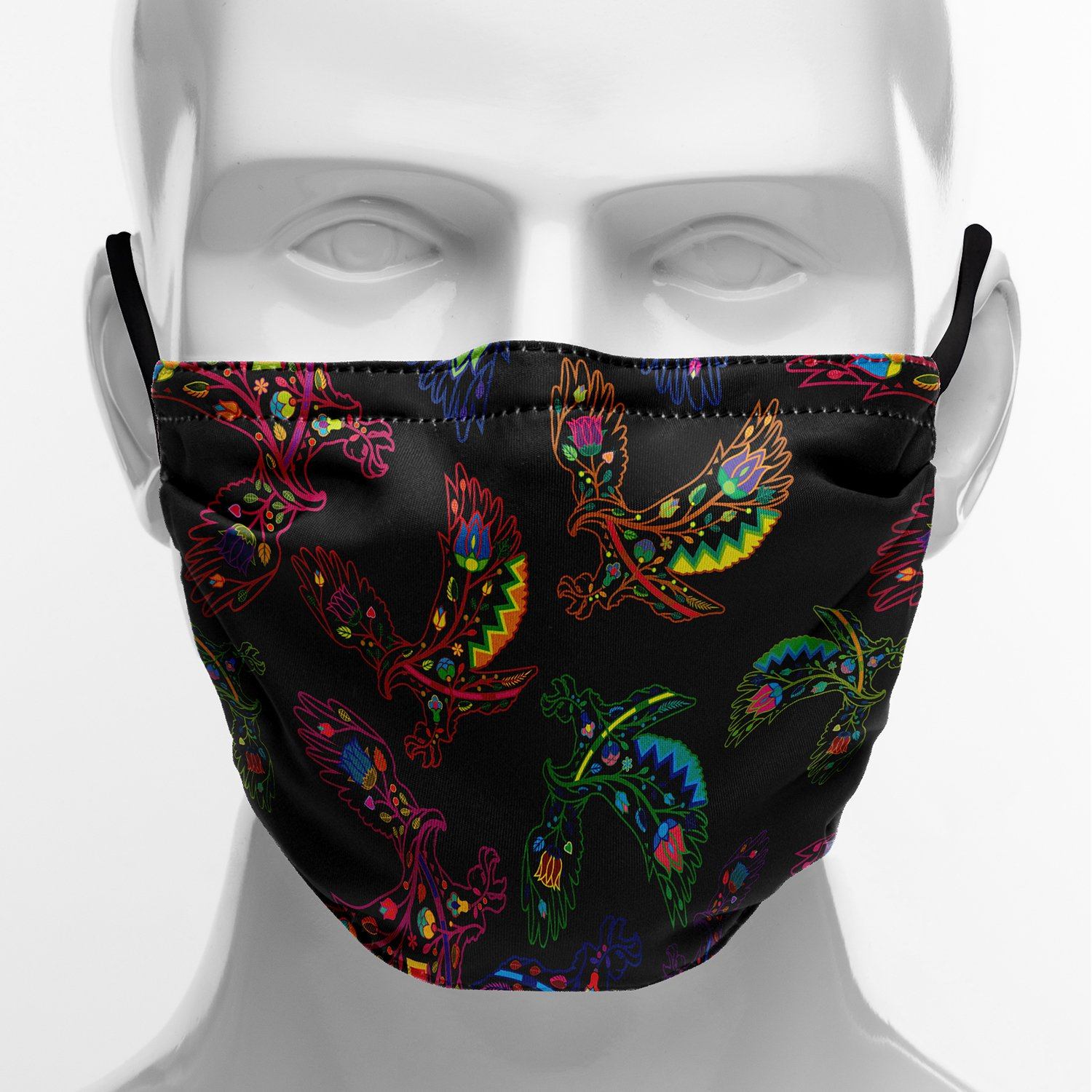 Floral Eagle Face Cover Herman