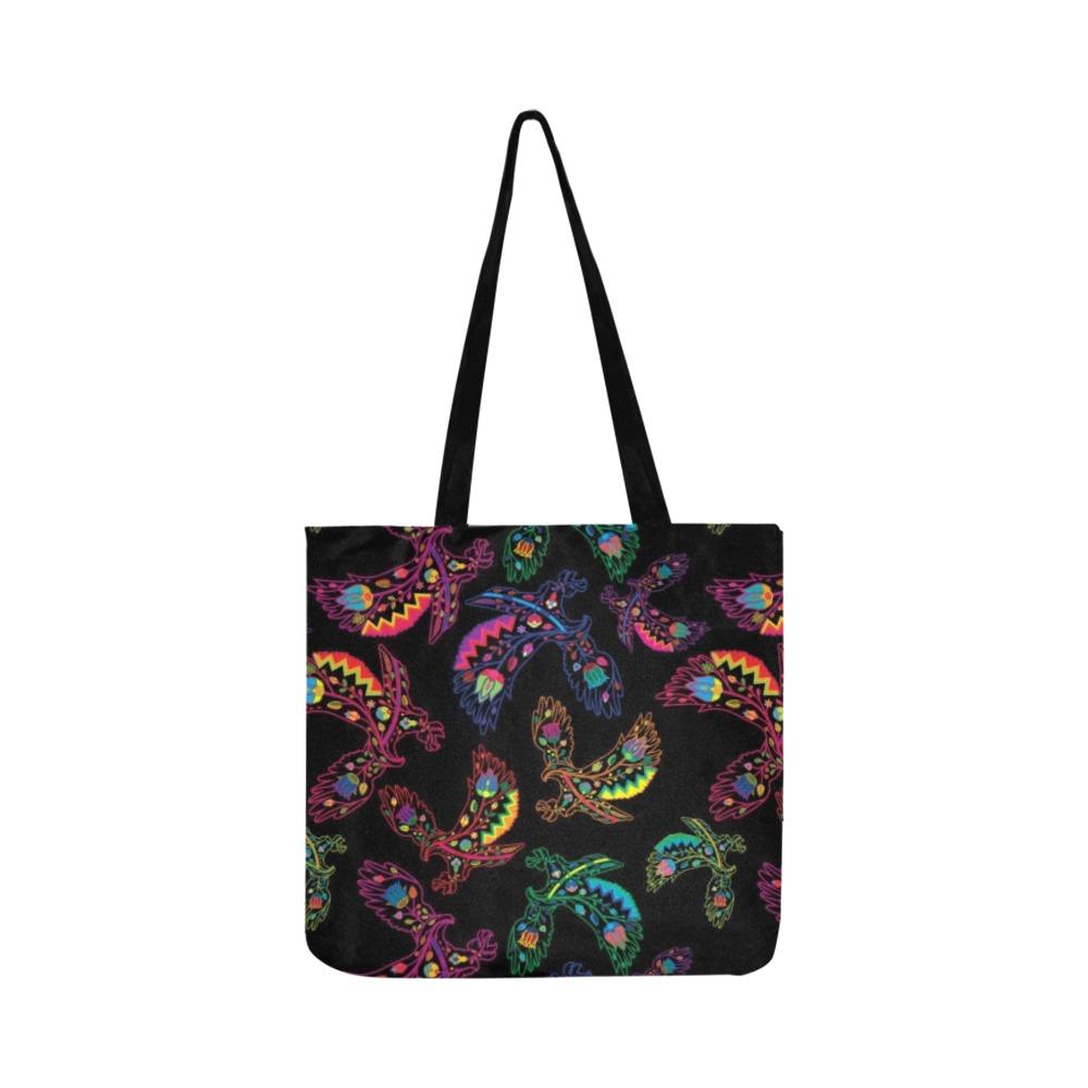 Floral Eagle Reusable Shopping Bag Model 1660 (Two sides) Shopping Tote Bag (1660) e-joyer