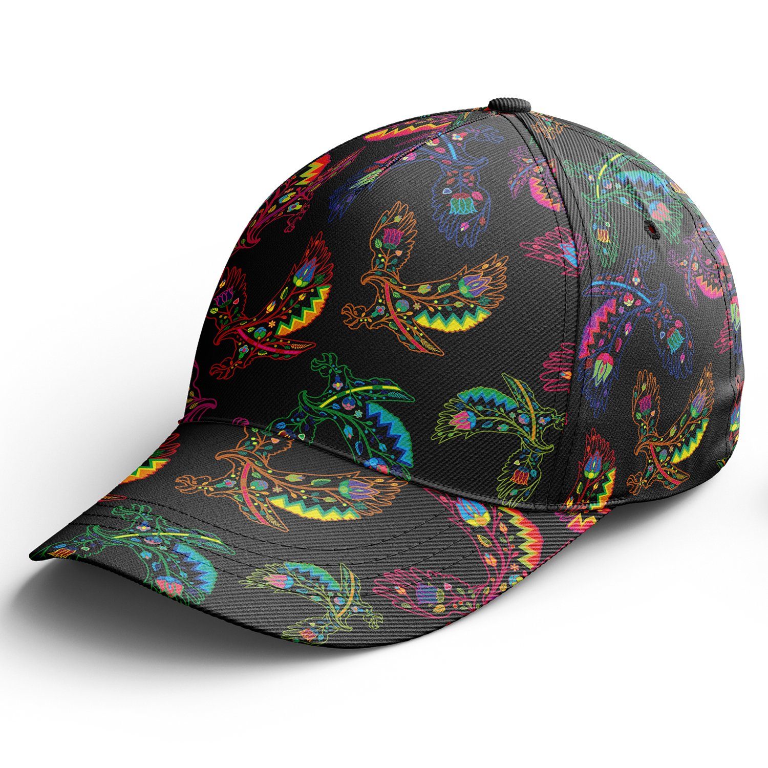 Floral Eagle Snapback Hat hat Herman