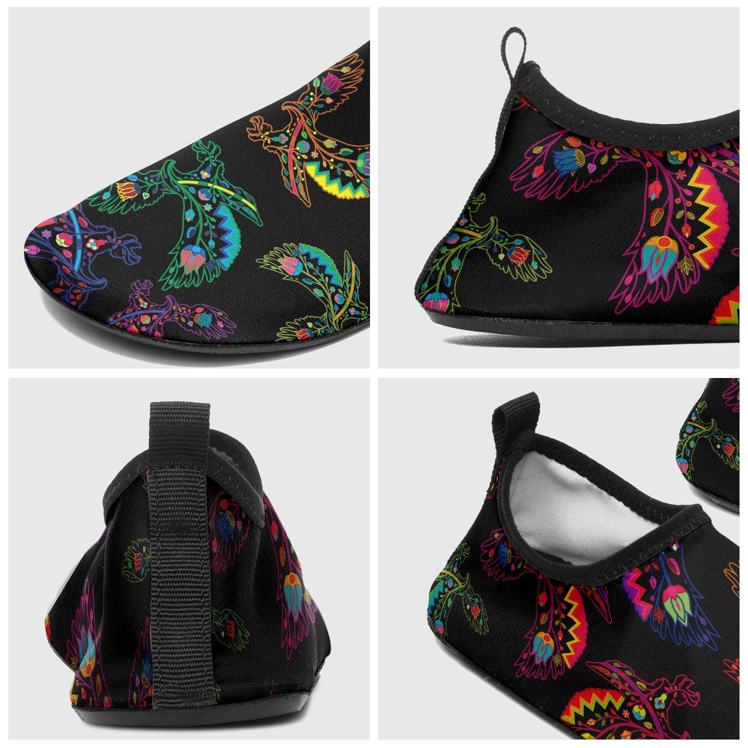 Floral Eagle Sockamoccs Kid's Slip On Shoes Herman