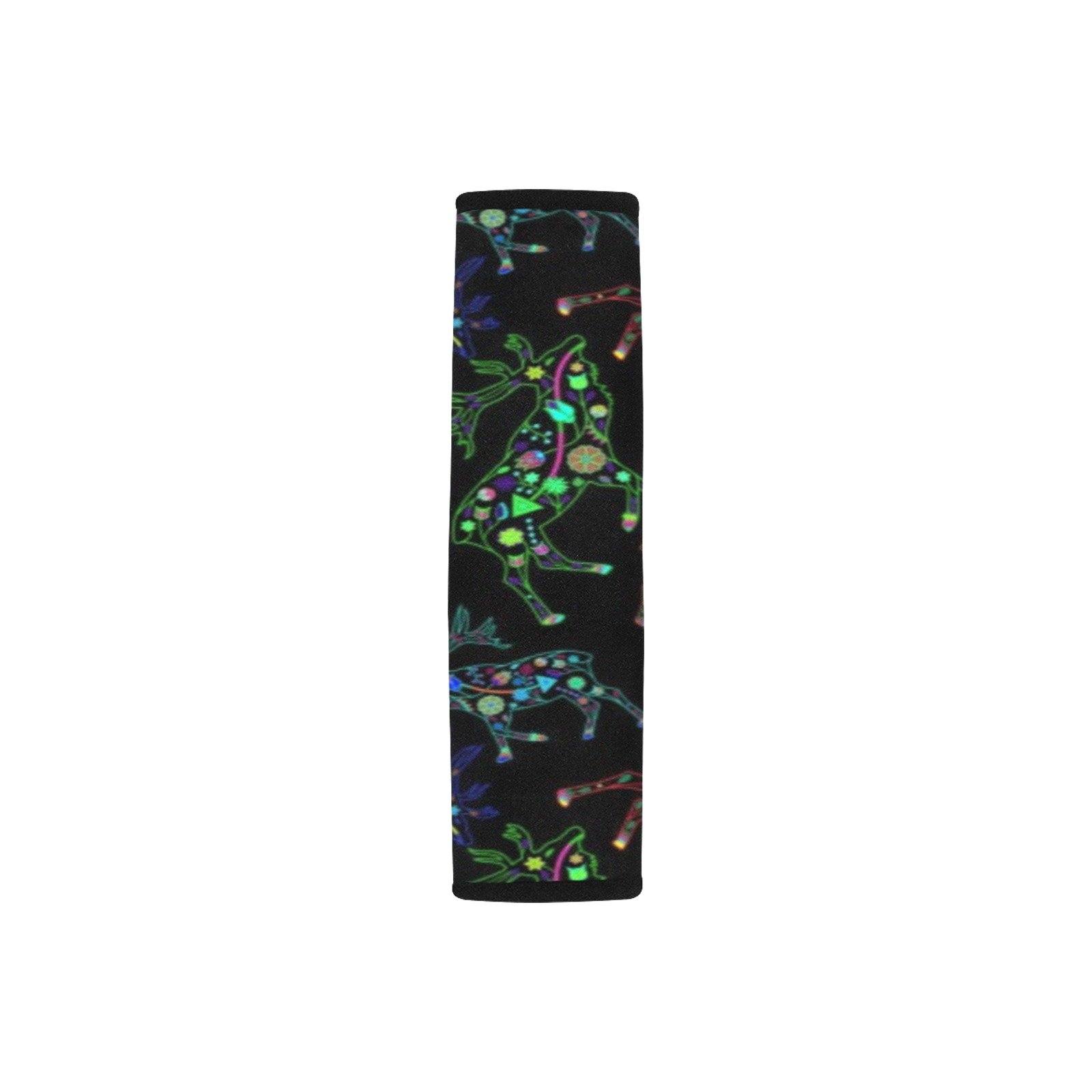 Floral Elk Car Seat Belt Cover 7''x12.6'' (Pack of 2) Car Seat Belt Cover 7x12.6 (Pack of 2) e-joyer