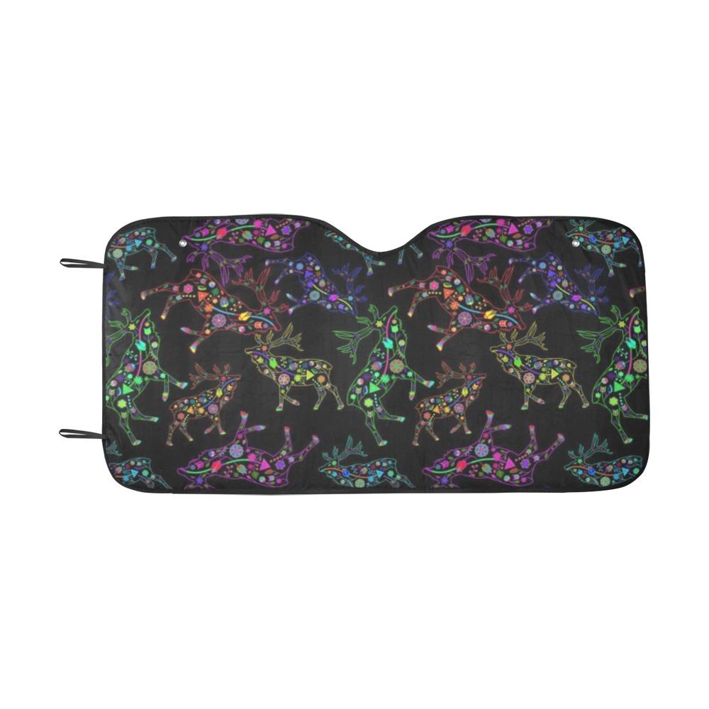 Floral Elk Car Sun Shade 55"x30" Car Sun Shade e-joyer