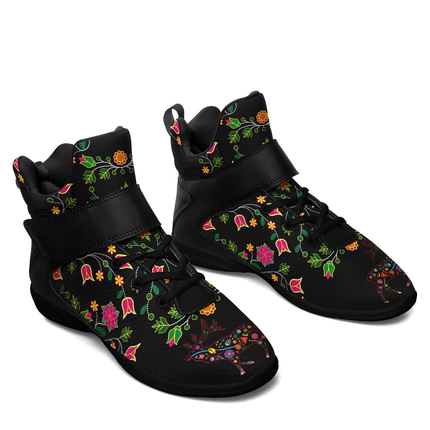 Floral Elk Ipottaa Basketball / Sport High Top Shoes 49 Dzine
