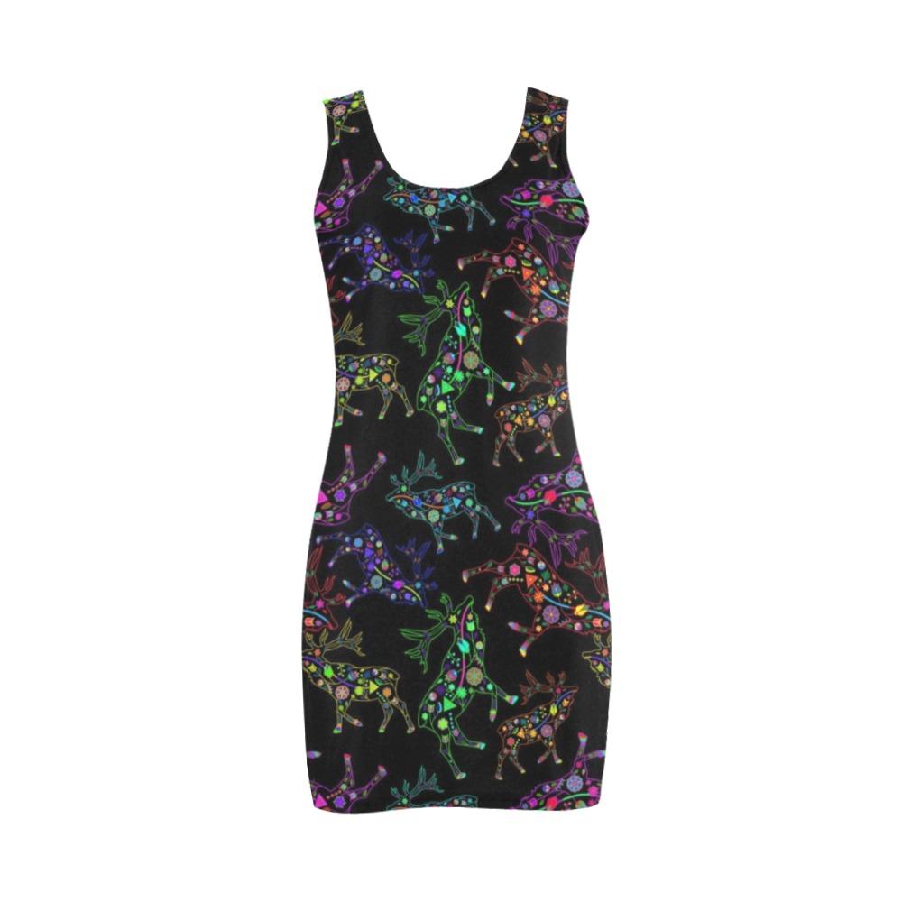 Floral Elk Medea Vest Dress (Model D06) Medea Vest Dress (D06) e-joyer