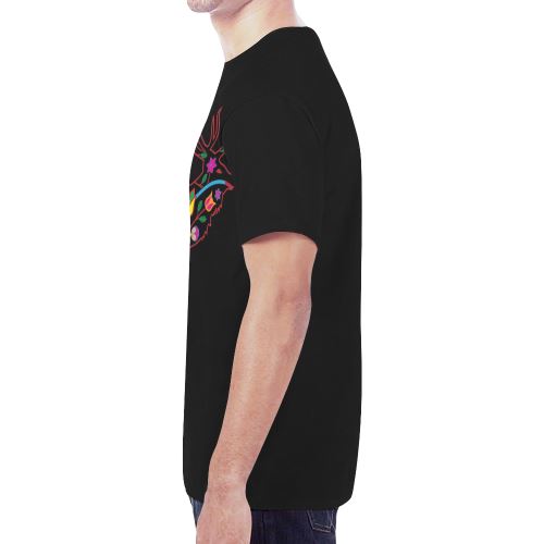 Floral Elk New All Over Print T-shirt for Men/Large Size (Model T45) New All Over Print T-shirt for Men/Large (T45) e-joyer