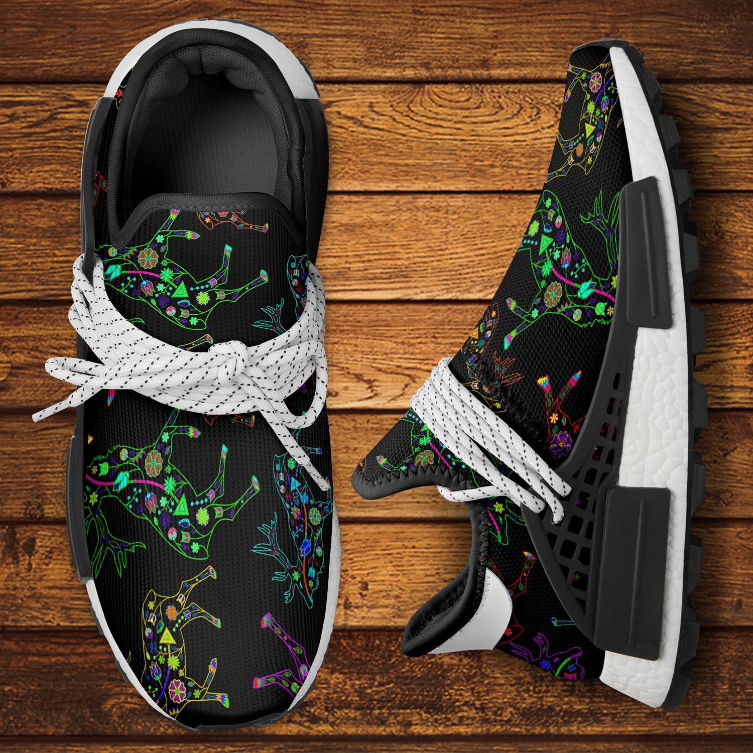 Floral Elk Okaki Sneakers Shoes Herman