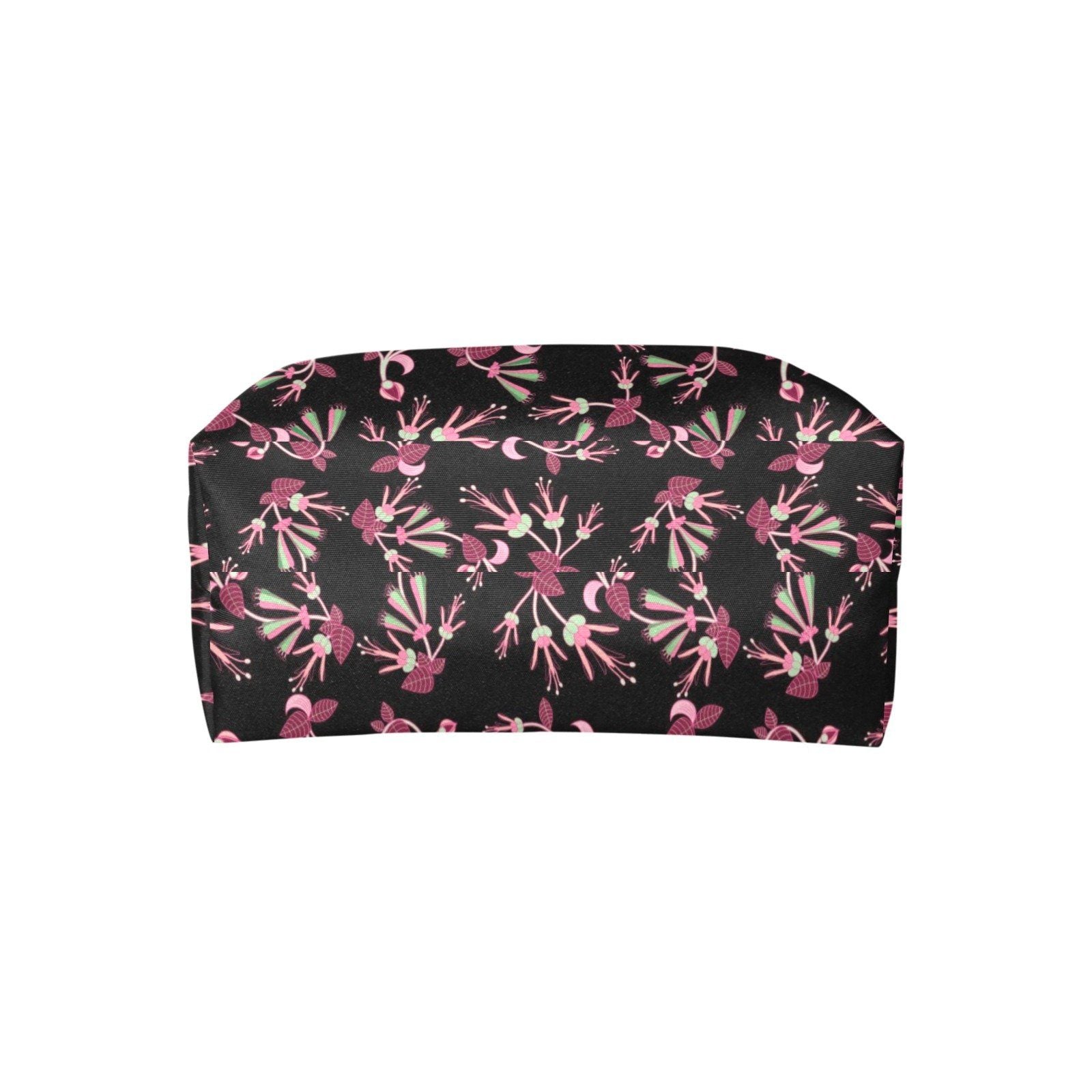 Floral Green Black Single-Shoulder Lady Handbag (Model 1714) bag e-joyer