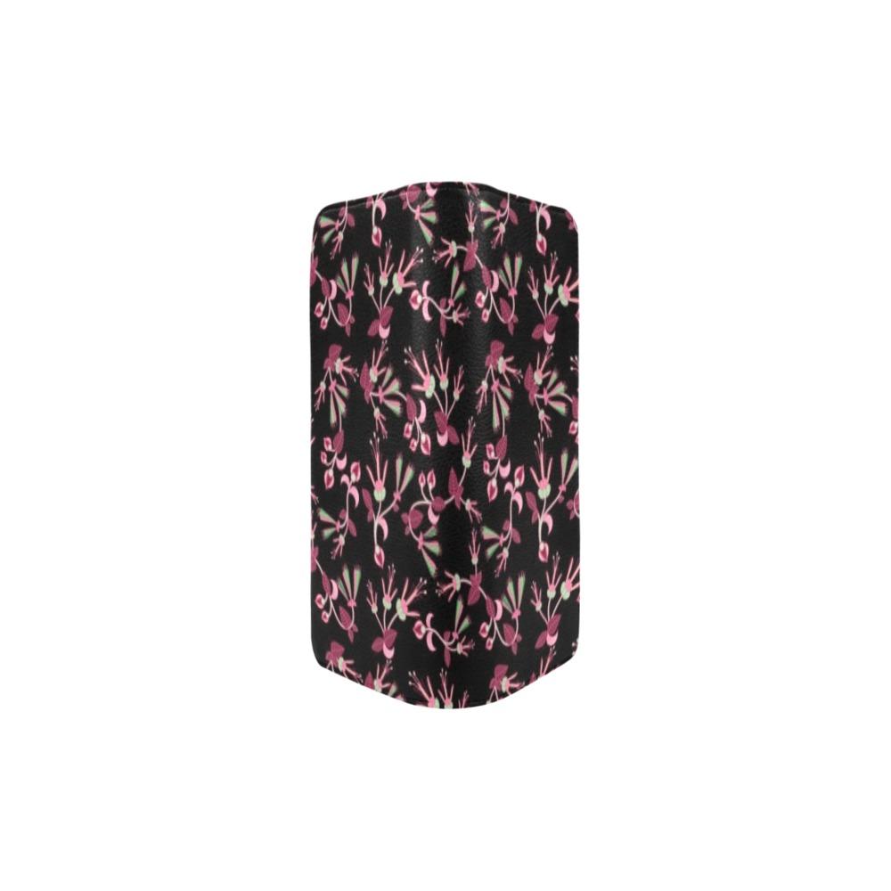 Floral Green Black Women's Clutch Purse (Model 1637) Women's Clutch Purse (1637) e-joyer