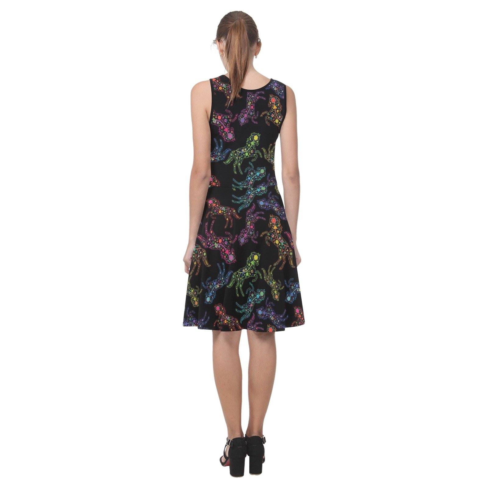 Floral Horse Atalanta Sundress (Model D04) Atalanta Sundress (D04) e-joyer