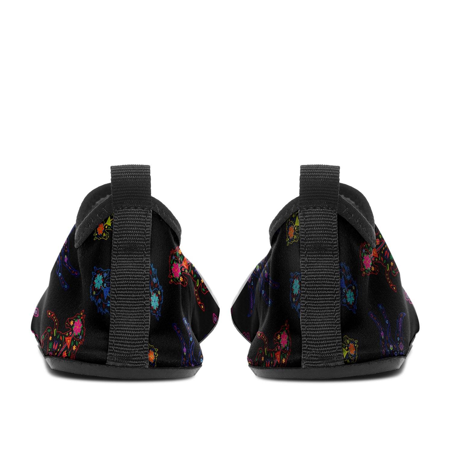 Floral Horse Sockamoccs Slip On Shoes Herman