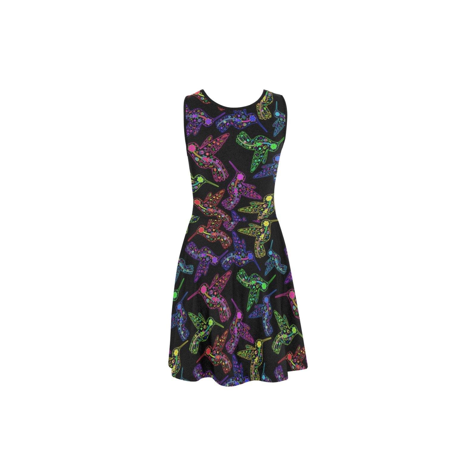 Floral Hummingbird Atalanta Sundress (Model D04) Atalanta Sundress (D04) e-joyer