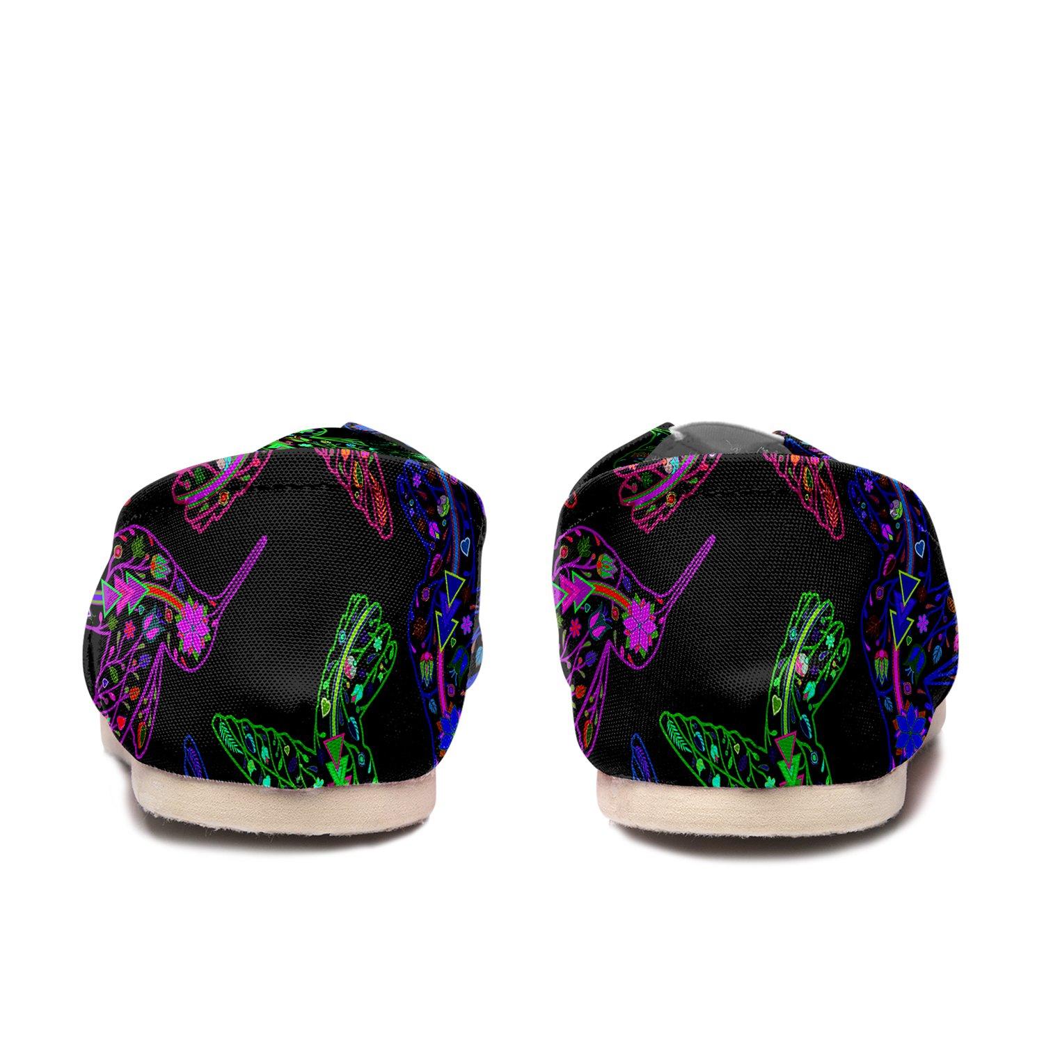 Floral Hummingbird Casual Unisex Slip On Shoe Herman
